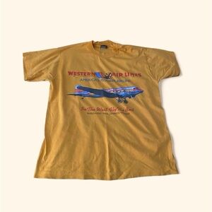 Western airlines shirt
